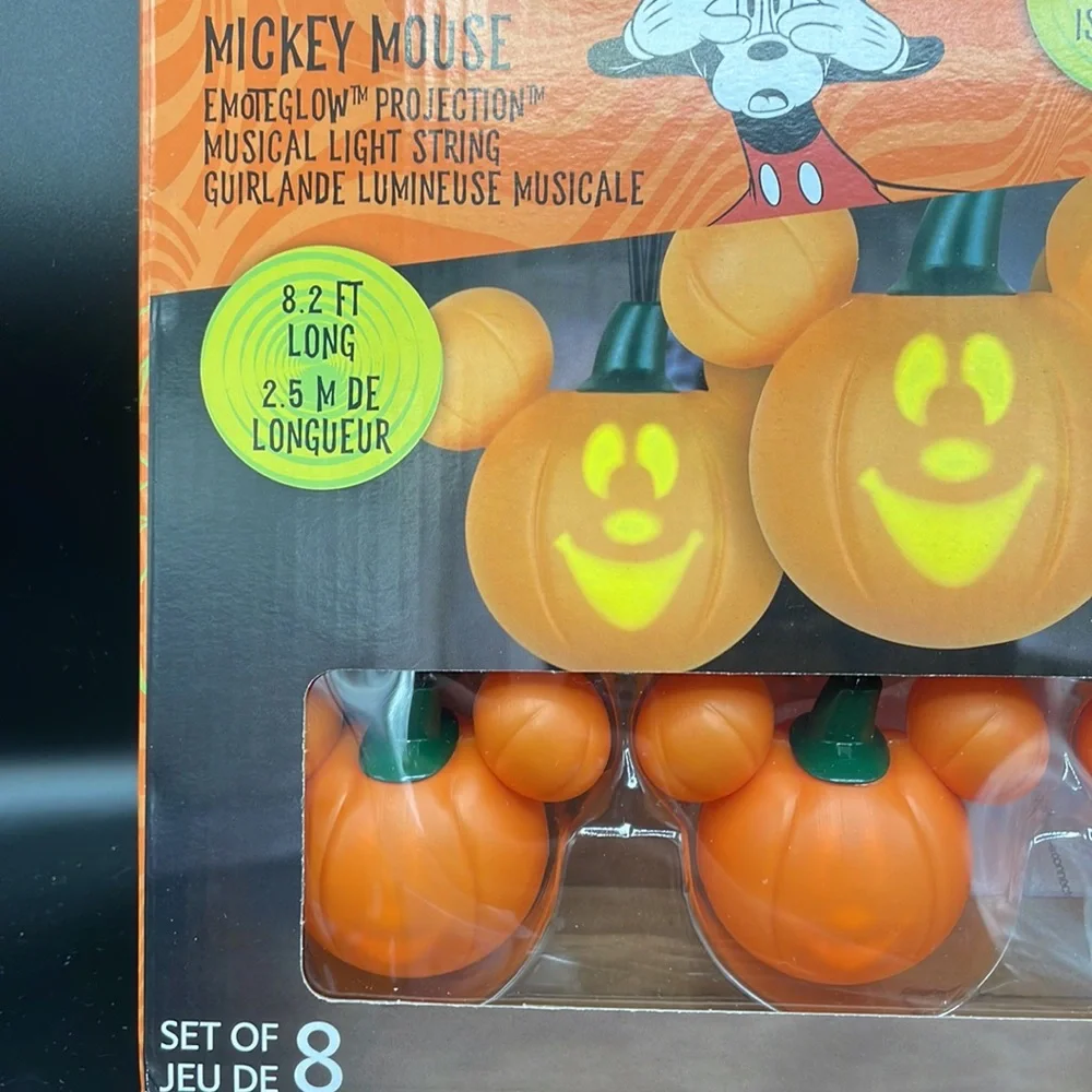 Mickey Pumpkin Musical Light String